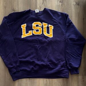 Champion Purple and Gold Crewneck Sweater